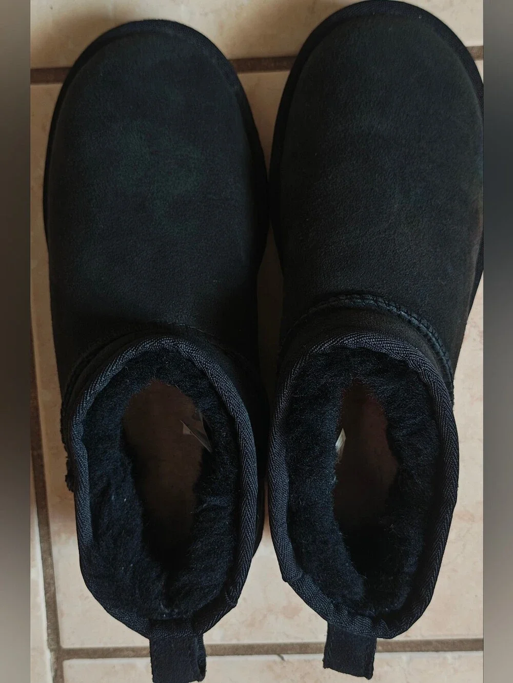 UGG Classic Ultra Mini In Black Women's Size 7